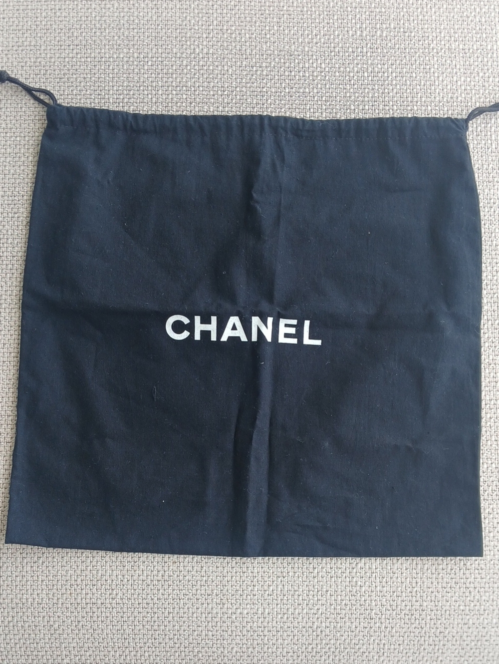 CHANEL Black Drawstring Dust Bag for Bags